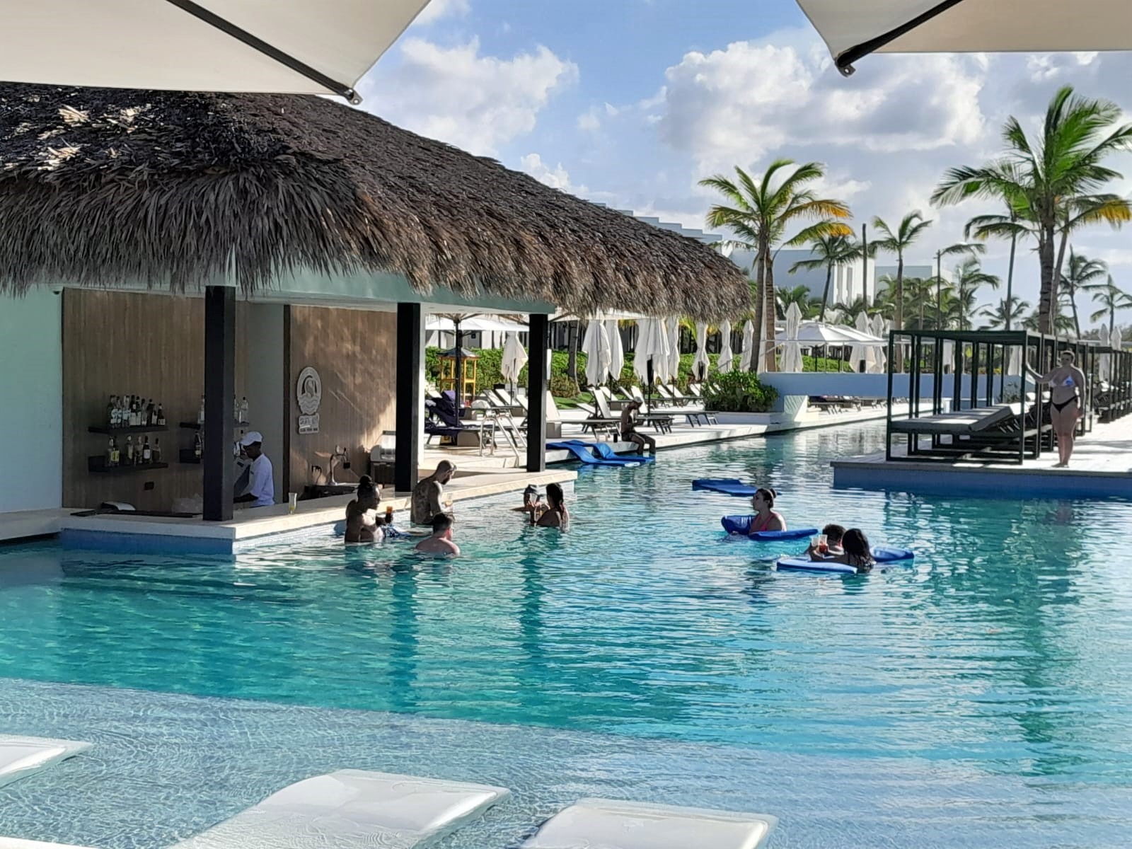 The best swim up bar in Punta Cana