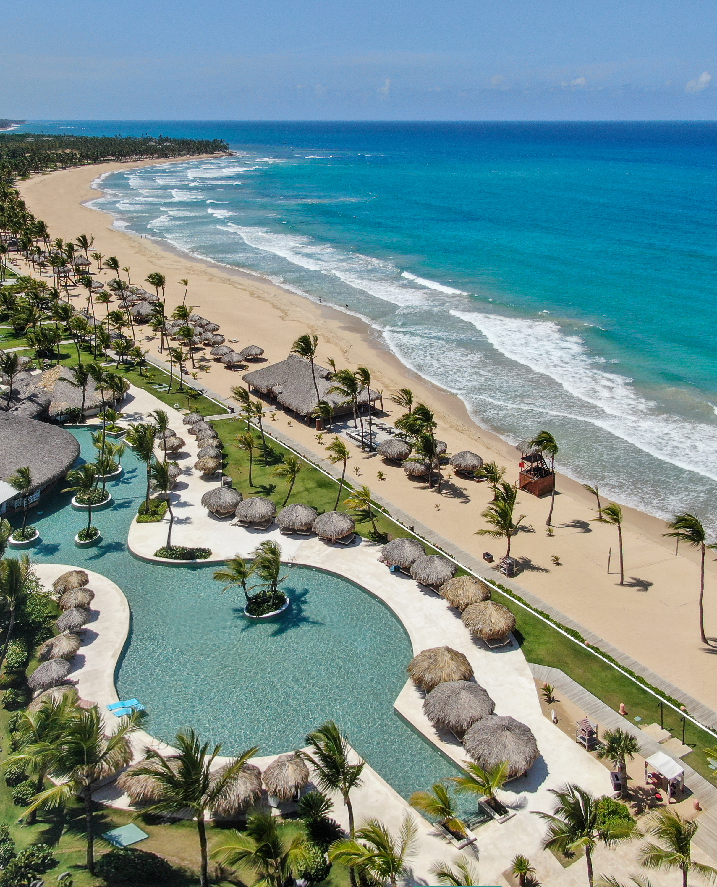 The endless beaches of Excellence Punta Cana