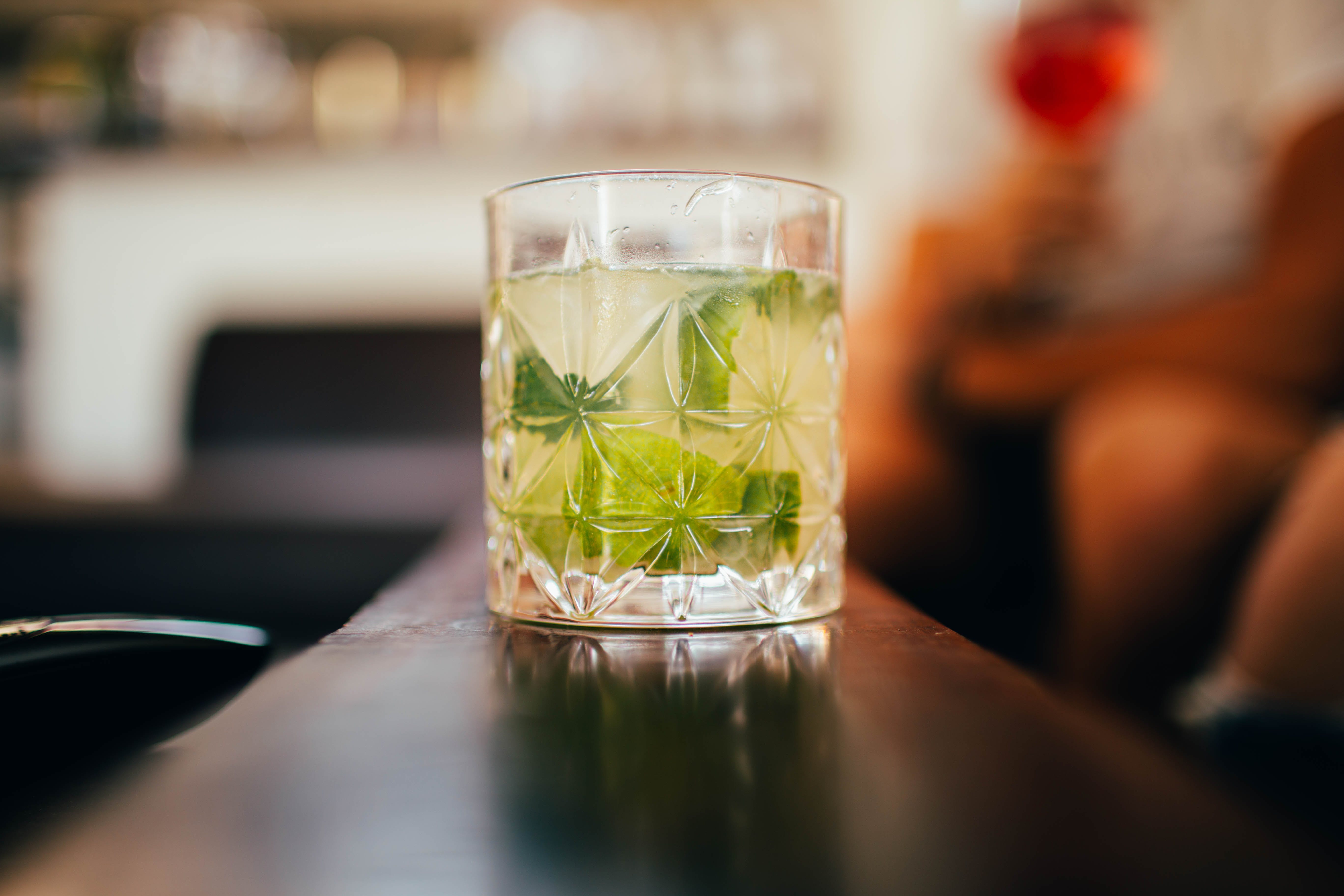 The best rum for mojitos sitting on the bar