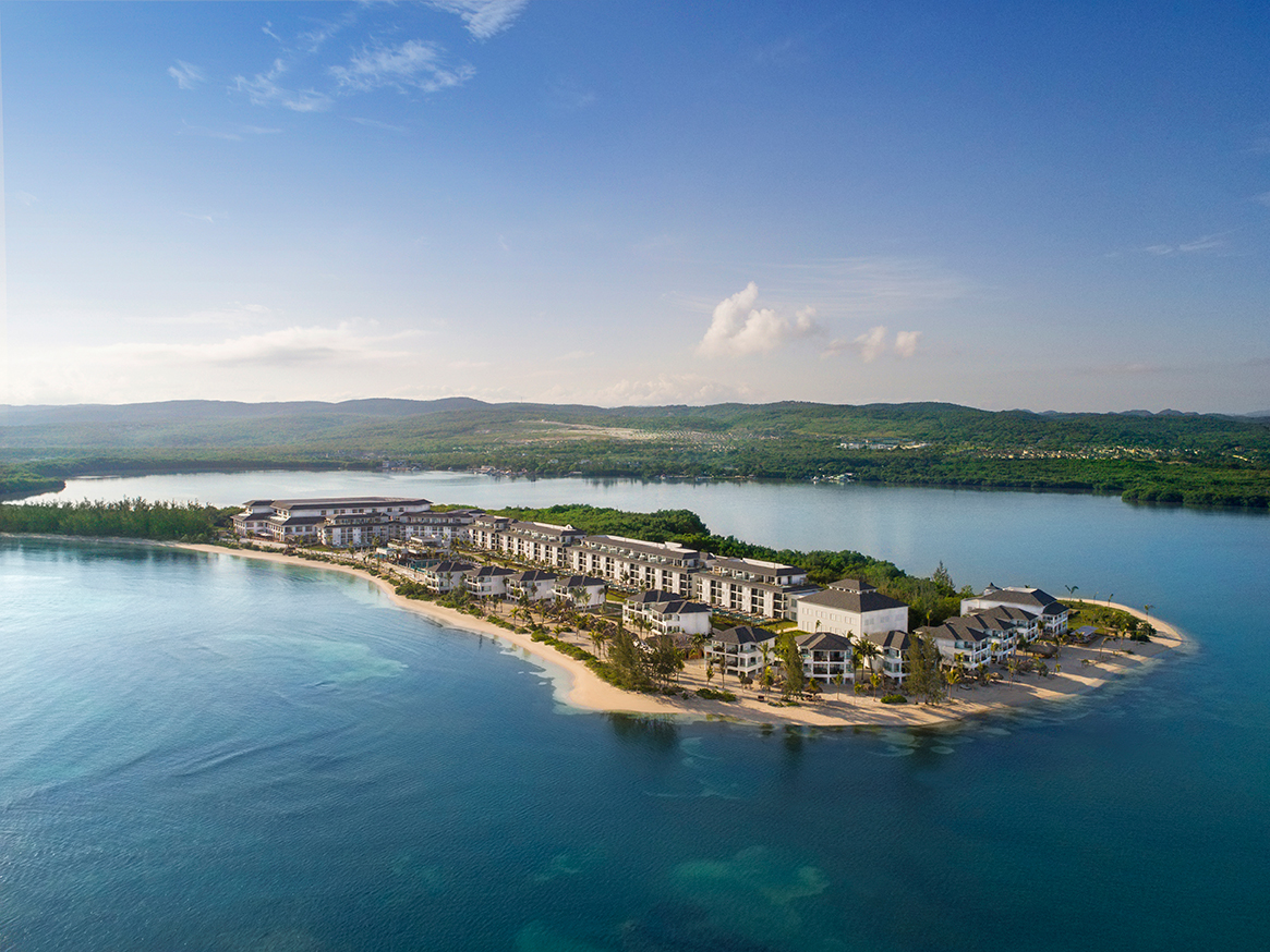Excellence Oyster Bay resort in Jamaica by the ocean