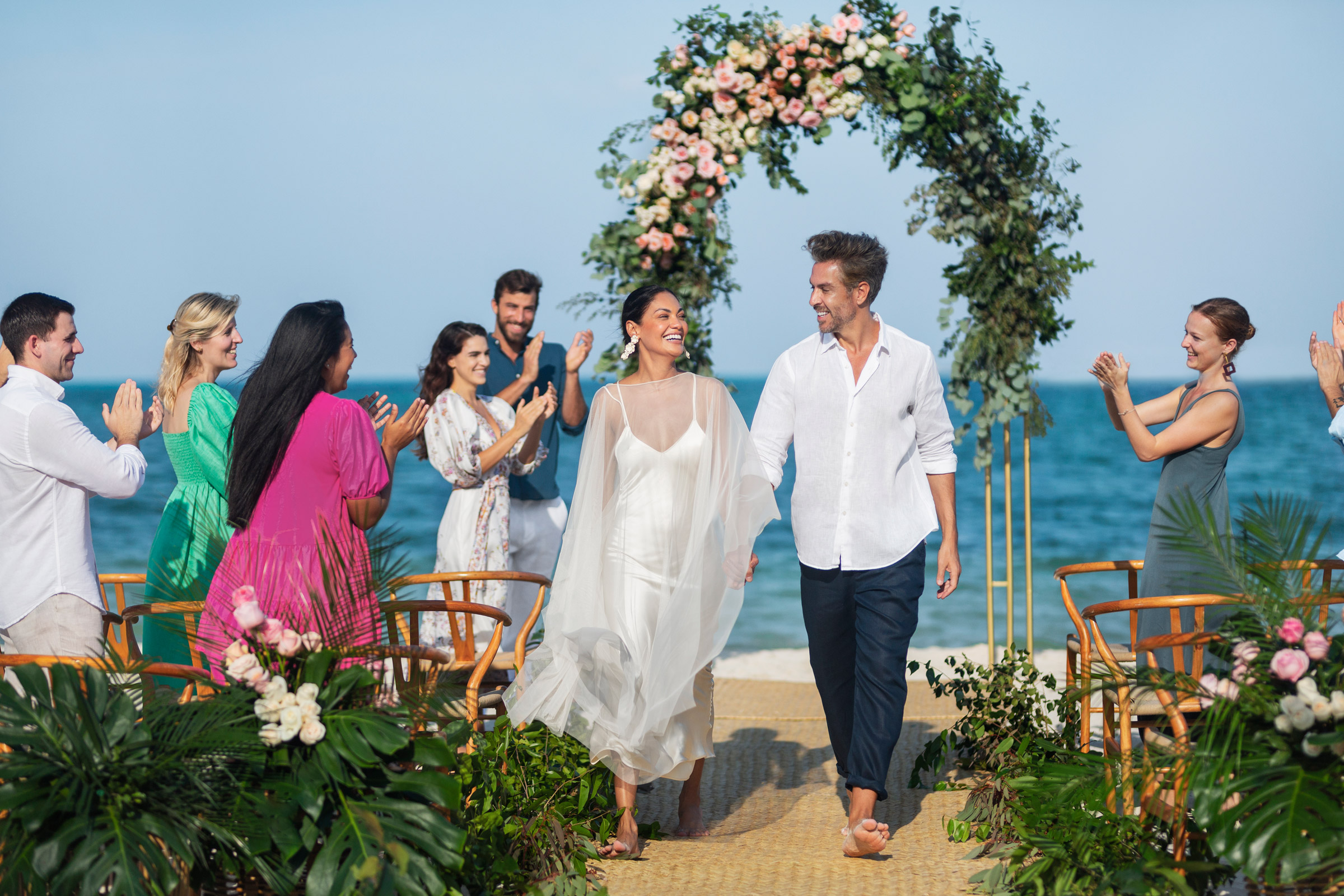 Beachfront wedding resort in Cancun