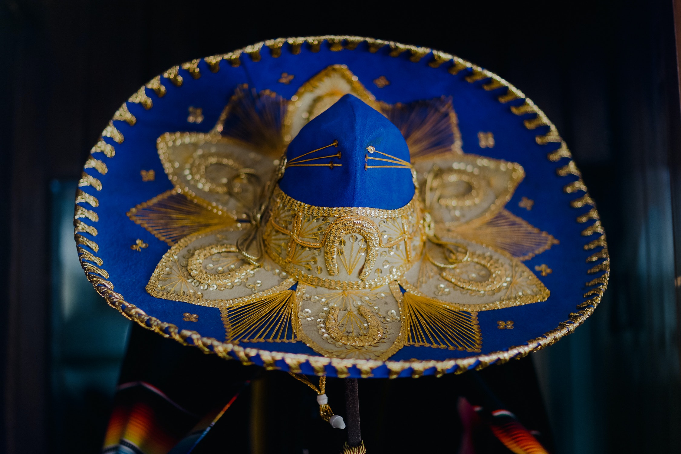Sombrero used as part of the mariachi outfit