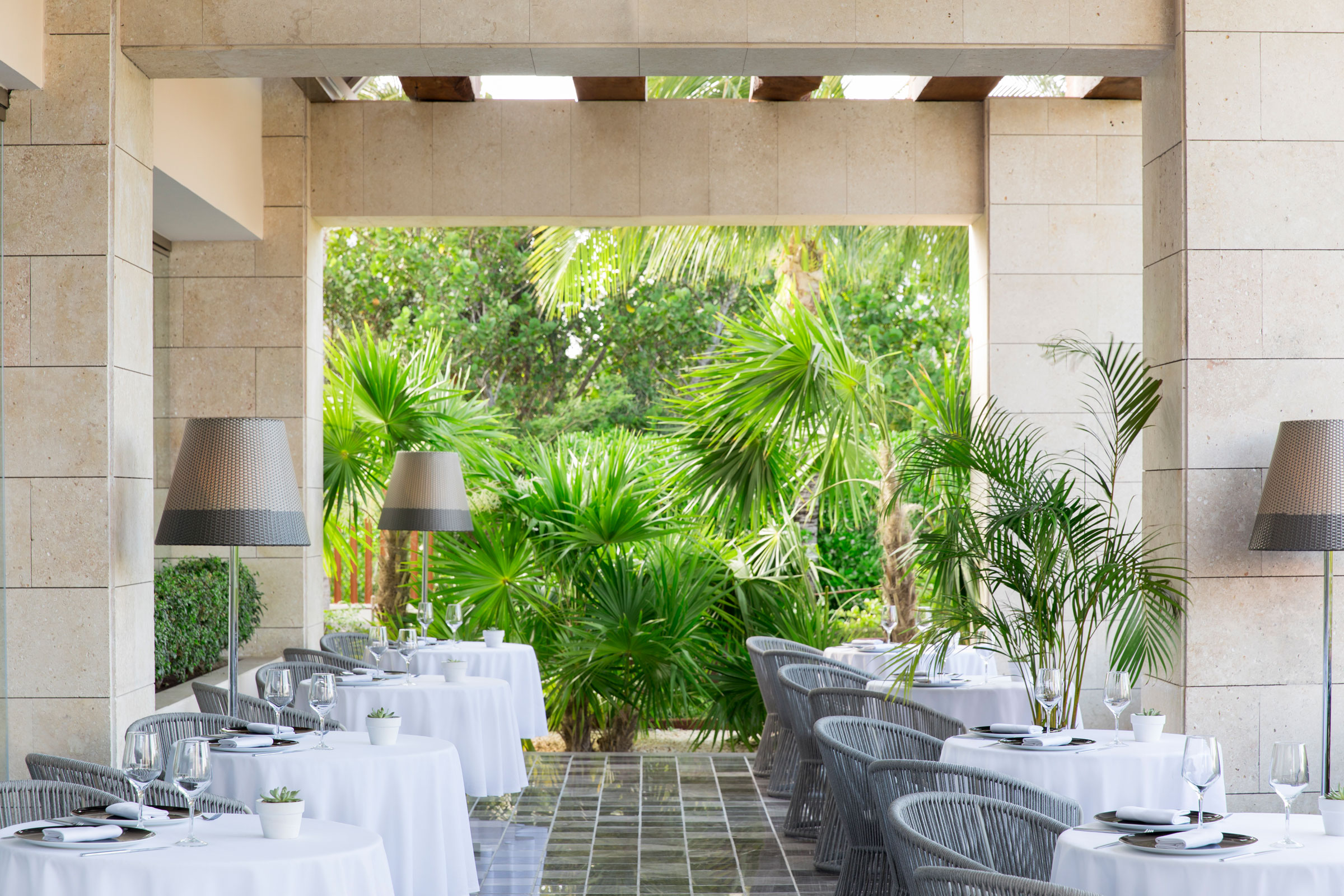 Restaurant Le Bisou contemporary style of French cuisine at Beloved Playa Mujeres