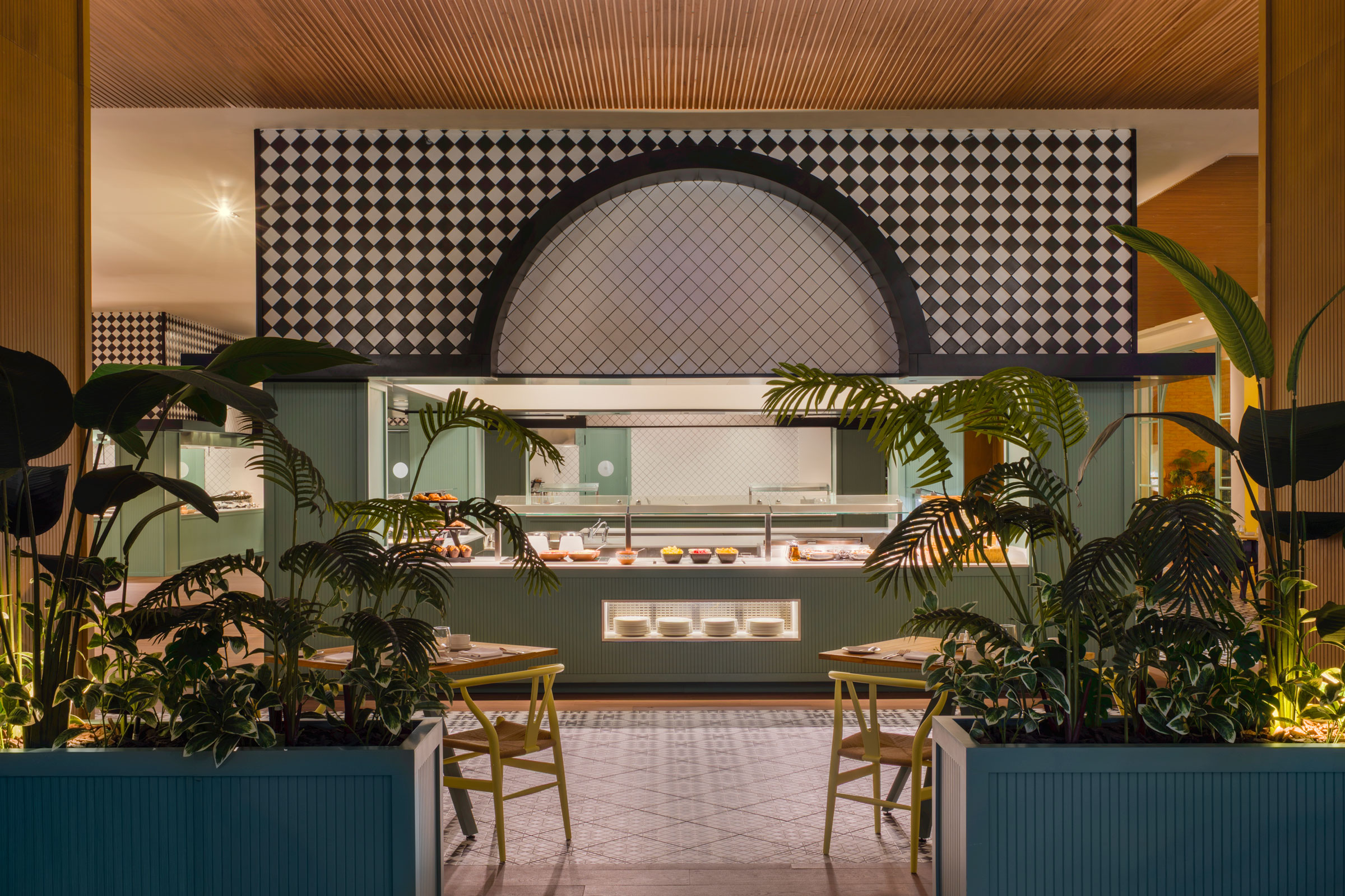 International Buffet in Cancun, Mexico